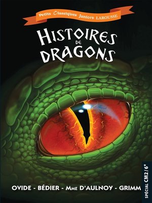 cover image of Histoires de dragons